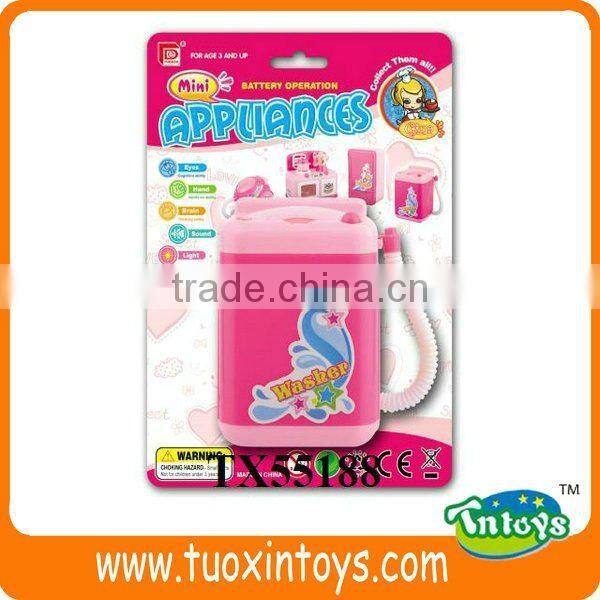 kids pretend play washing machine