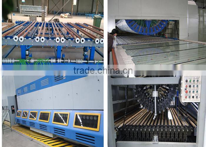 CE approved intelligent control water tank automatic temperature Dual row jet convection flat glass tempering machine