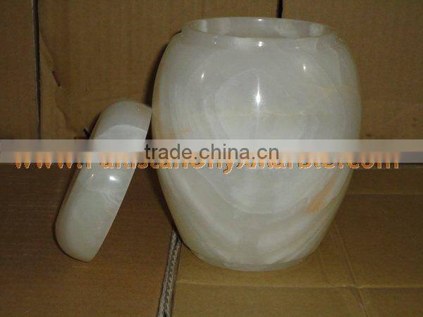 WHOLSALE 2017 NATURAL 2017 New Items WHITE ONYX URNS