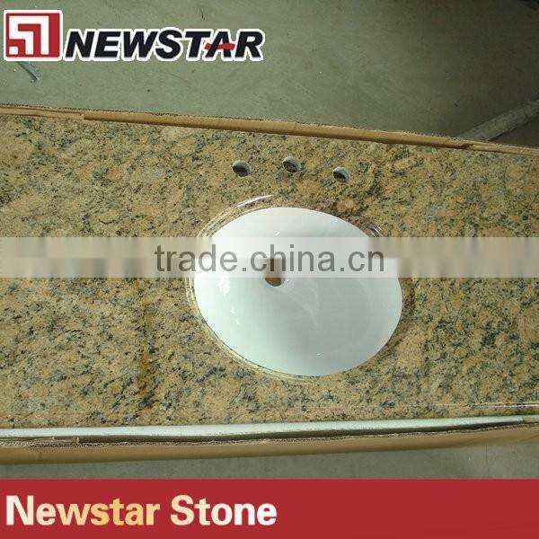 Polished granite tops for bathroom vanity