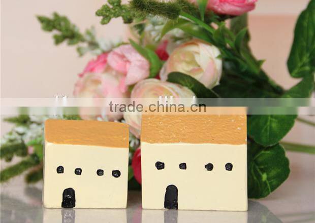 Zakka grocery Aegean Sea small decorative house micro landscape accessories resin ornaments background props