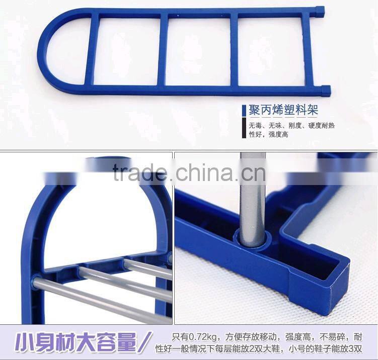 N282 shoe storage cabinet Plastic + metal shoe rack