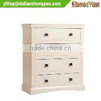 3 Drawer White Wood Dressing Table, Home Furniture Suites