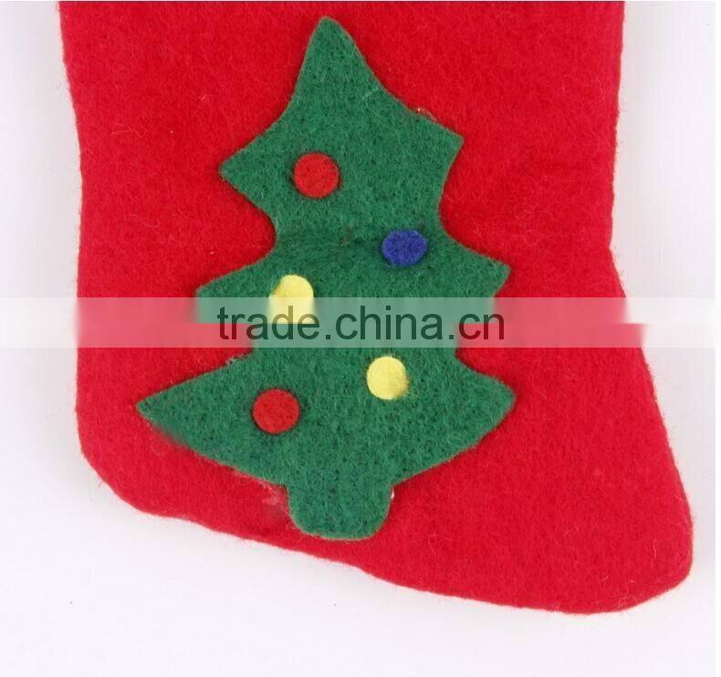 2016 Non-woven Christmas Stocking, Hanging Christmas Ornaments Decoration Supplies