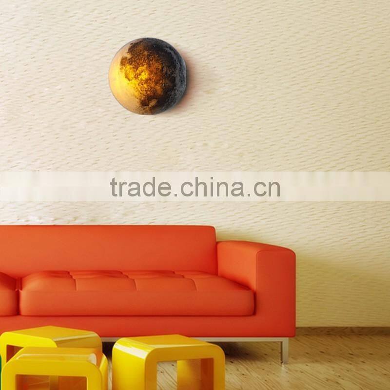 New Arrival Emulational Moon Wall Lamp, Colorful Variable Night Lamp Could Be Remote Control