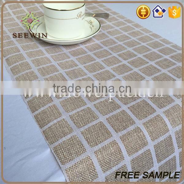 Awards Banquet table runner Moisture-Absorbent recycle jute fabric