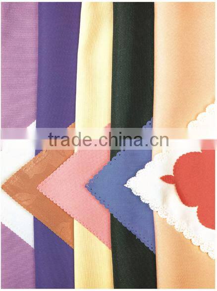 double layer plain polyester table cover for hotel restaurant weddings