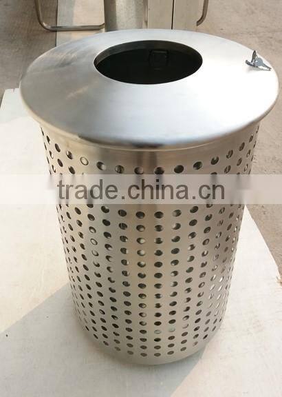 Arlau outdoor stainless steel dustbin for sale