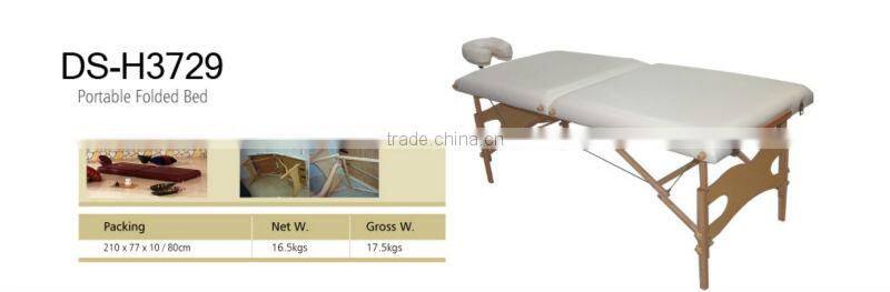 Beauty bed wholesale massage tables in wood portable salon furniture DS-H3729 (DAY SPA)