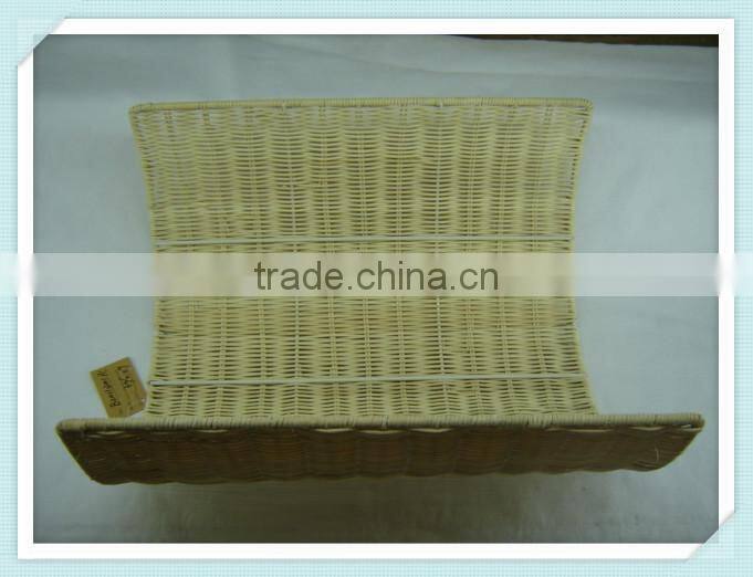 White rattan weaving storage holder