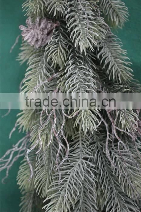 Happy Christmas 130cm height fake Christmas tree with pot