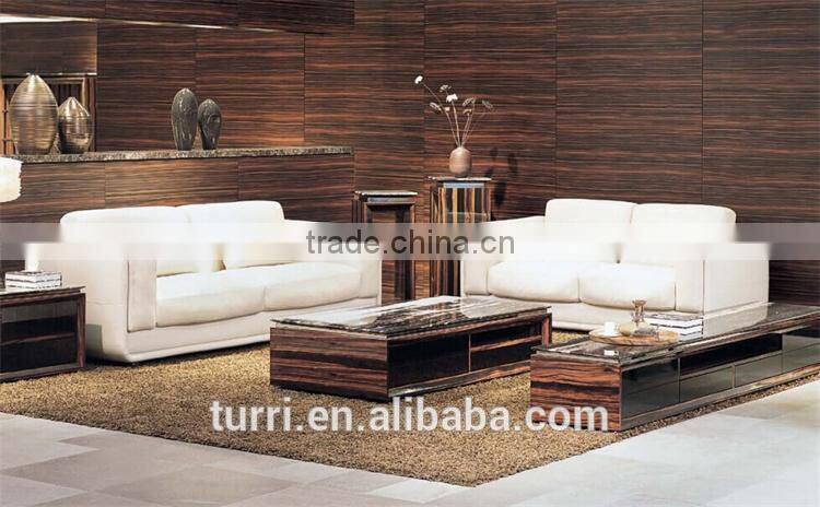 2015 modern fancy Italy heated leather sectional sofa furniture