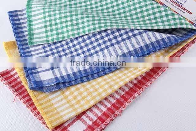 4PC Square two-colored plaid RAG