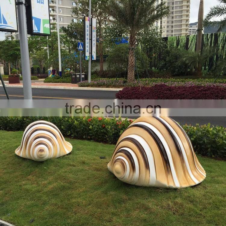 Fiberglass conch sculpture