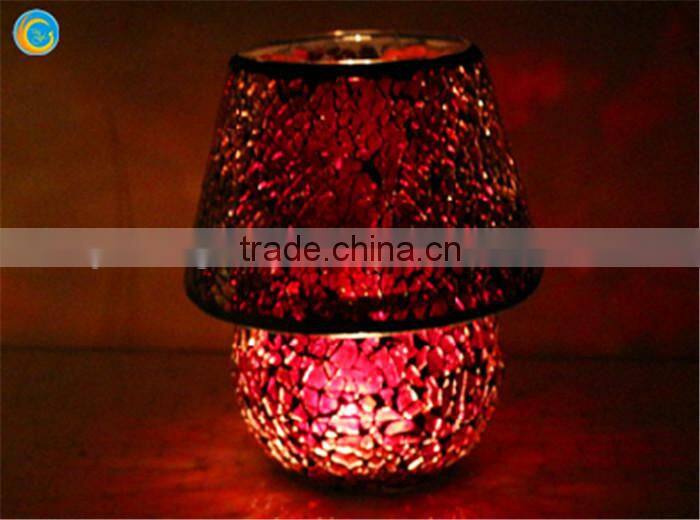 wooden tealight candle holders glass lamp