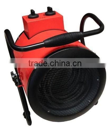3Kw Industrial Space Heater 3000W Thermostat Controlled Workshop Cylinder Fan Heater 450051