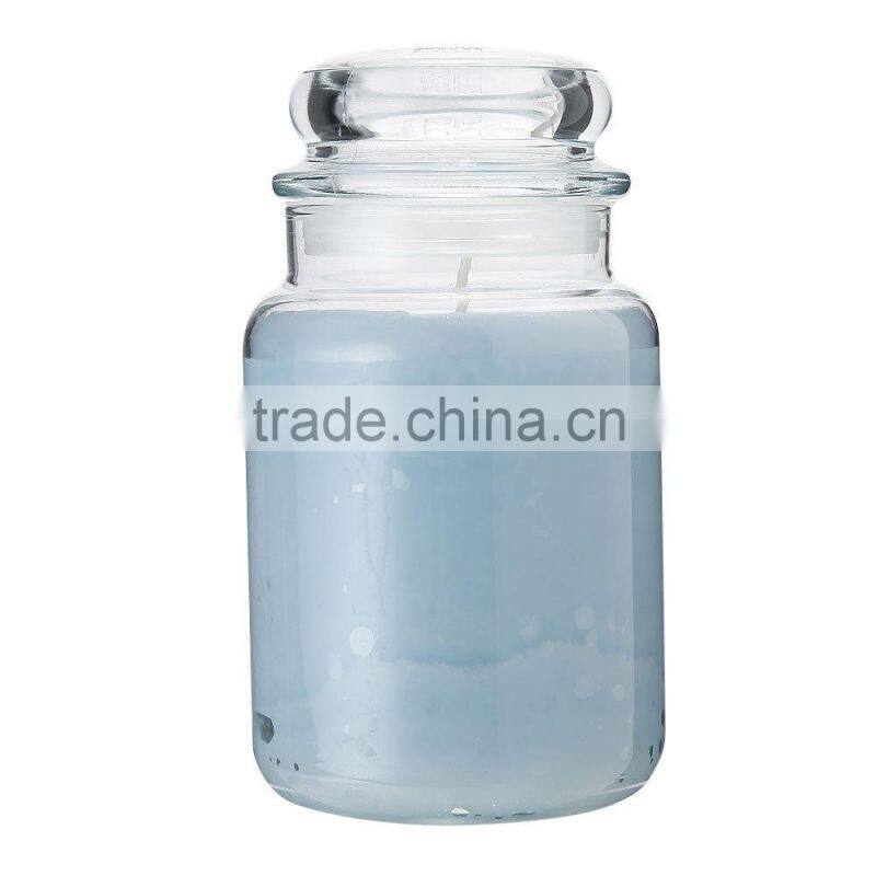 80ml 250ml 350ml glass wax jar glass candle holder with mushroom lid
