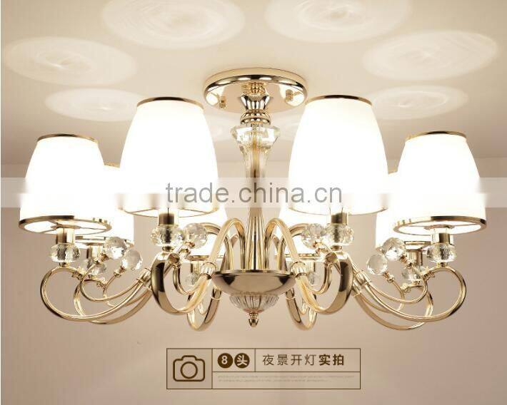 M949 Momoda luxury Crystal contemporary living room bedroom golden lighting chandelier pendant lamp