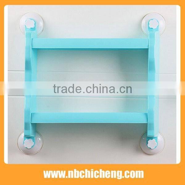 Plastic wall mounted bath jewelry holder unique cosmetic rack