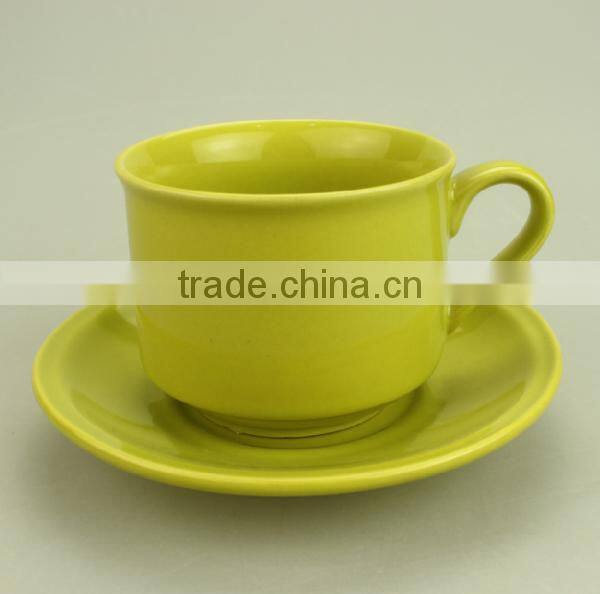 BT5087 ceramic 200ml color nice promotion coffee cup and saucer
