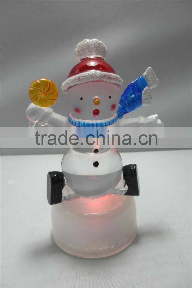 Christmas Decorations Hand crystal Craft snowman kid toys