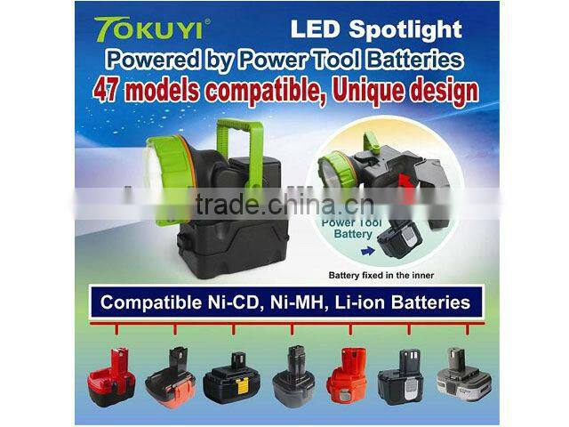 Emergency light, alarm led spotlight, indoor & outdoor led searchlight