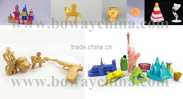 3d printing Boway PLA one button printing Multi color model producing desktop 3d printer