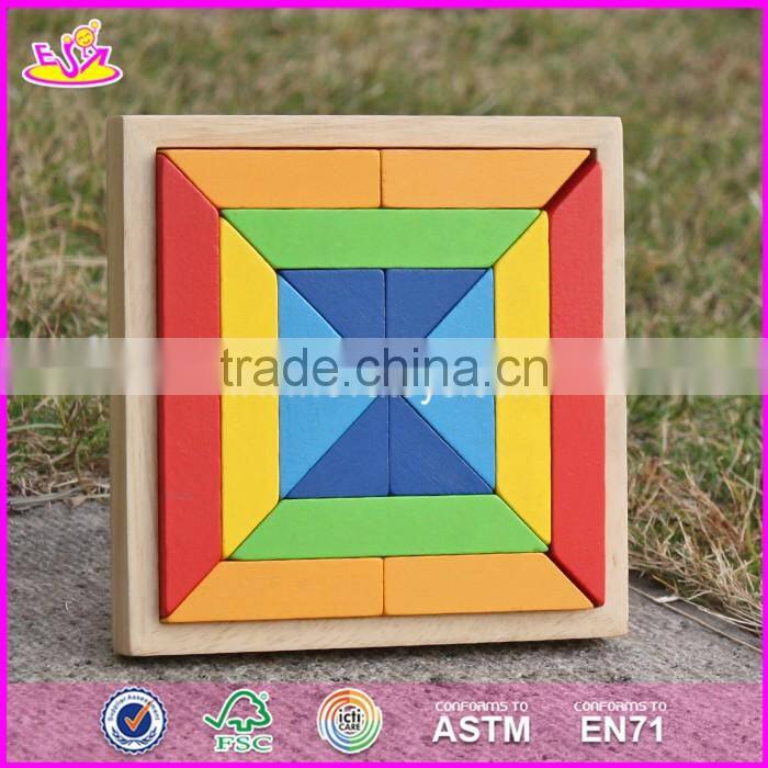 2017 New products 18 pieces educational toys children wooden play blocks W13A129