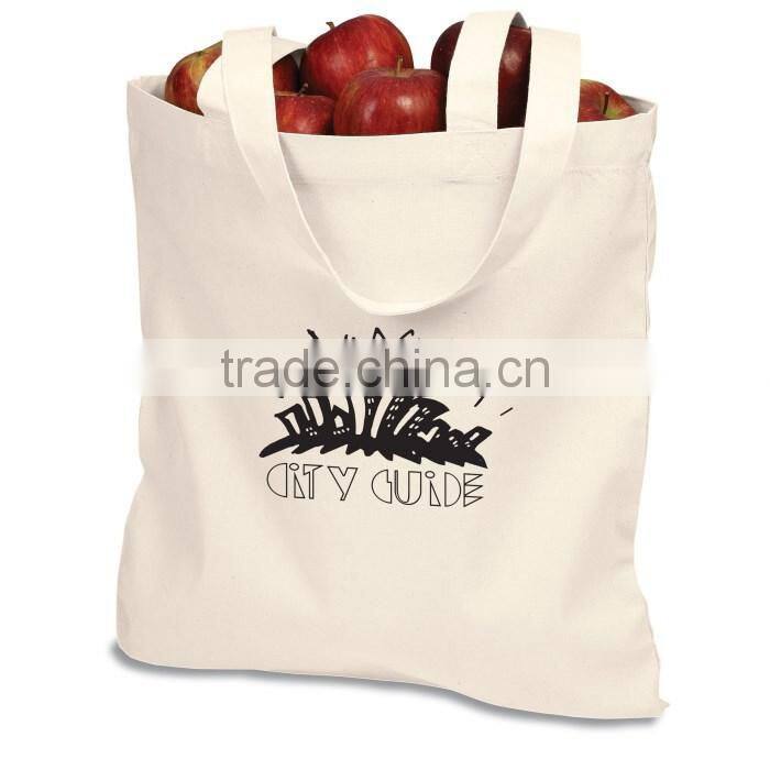 Eco-friendly Standard Size Plain Cotton Tote Bags