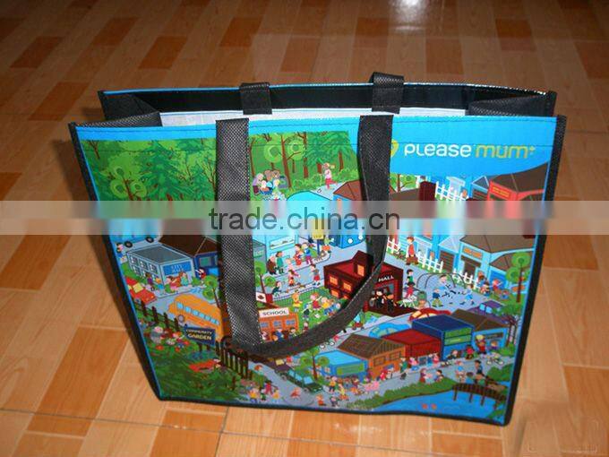 Laminated Non Woven Advertising Bag for Promotion With Company Name Brand Logo