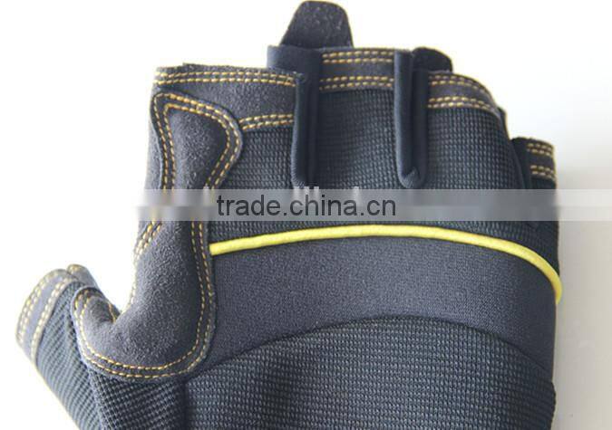 Fingerless Mechanics Gloves,Impact protection