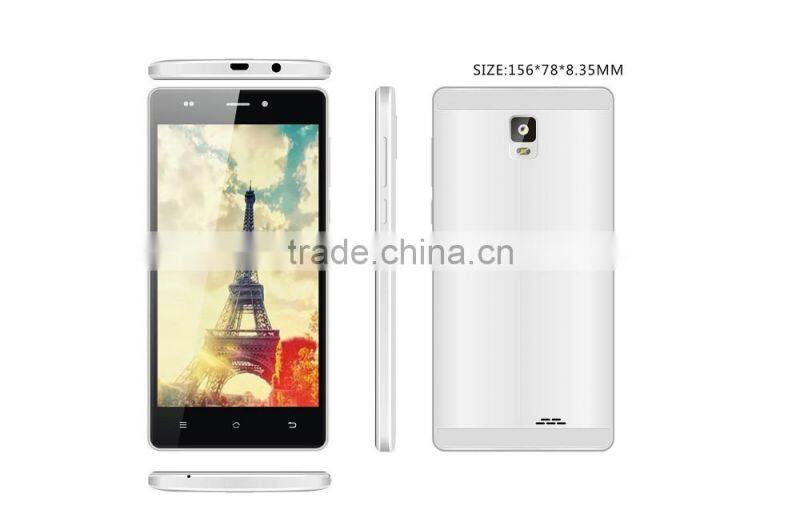 8S5727 3G Smartphone MT6580 Quadcore Big battery
