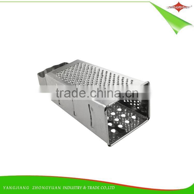 ZY-N5008 9 inch full stainless steel grater box grater