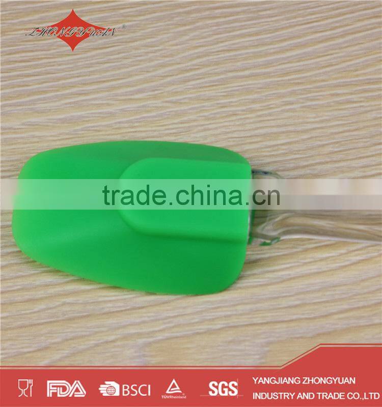 FDA approved silicone spatula with plastic handle