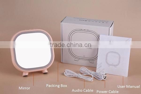 Lighted Makeup Vanity Mirror with Bluetooth Audio Speaker