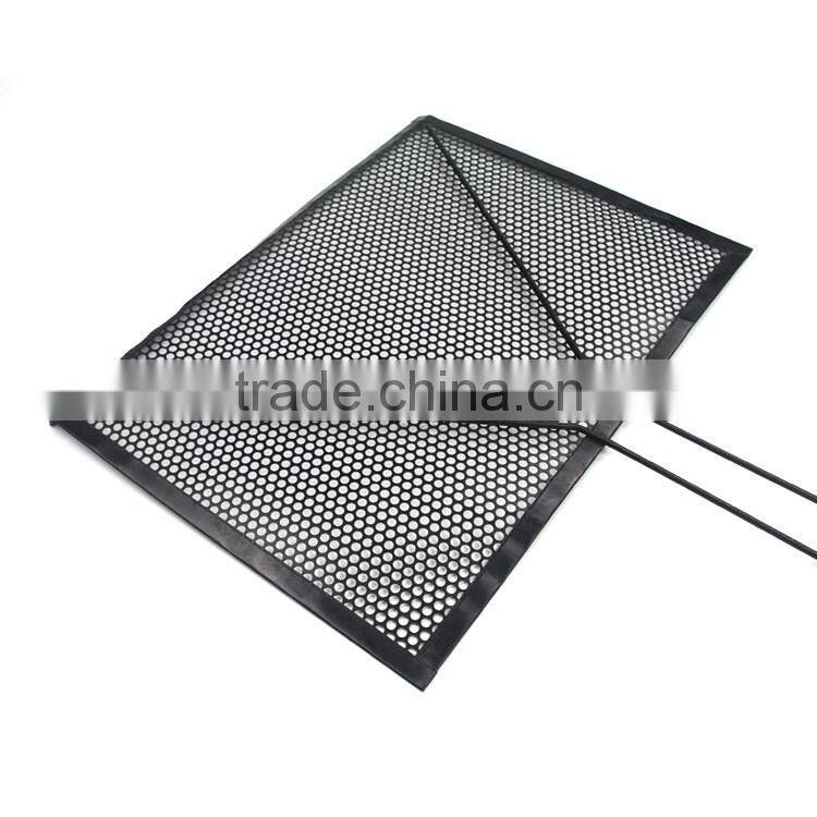 Non-stick barbecue wire mesh grill rack