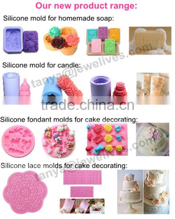 3D beautiful lady handmade silicone soap molds