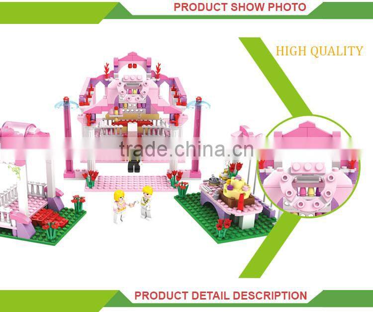 Funny small plastic building blocks stress diy toys for girls