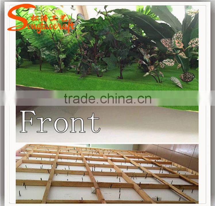 Wholesale manufacturers artificial plant wall fake plastic vertical green wall system