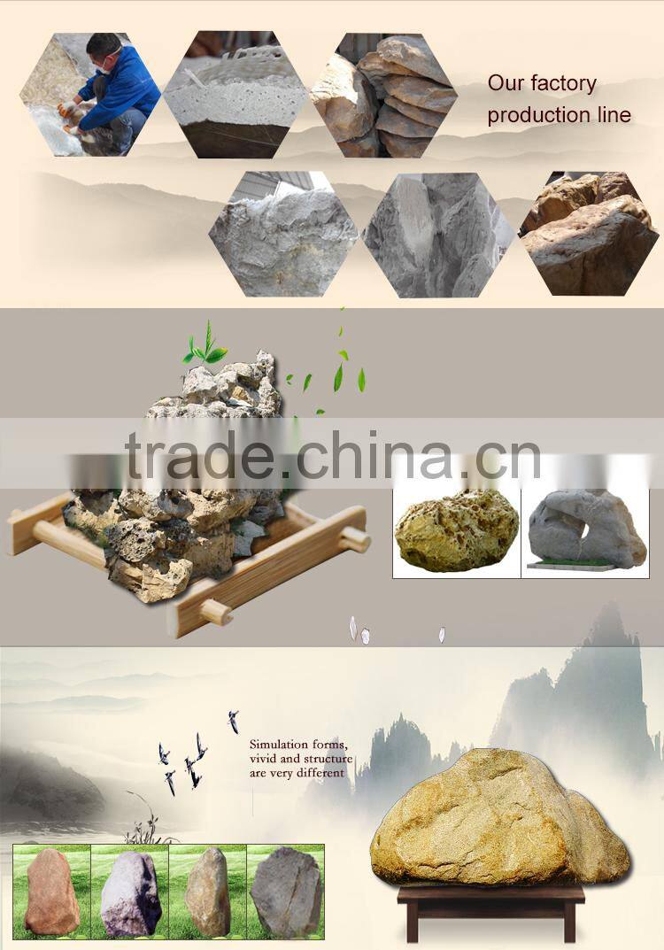 Artificial Waterfalls Fountain outdoor decoration customized fiber glass artificial waterfall fountain