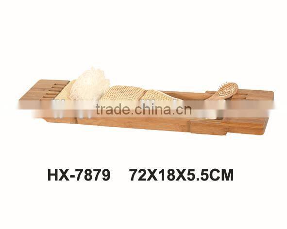 Bamboo bathroom towel rack
