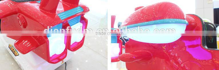 Hot sale of Coin operated fiberglass kiddie ride Super Flying Kids