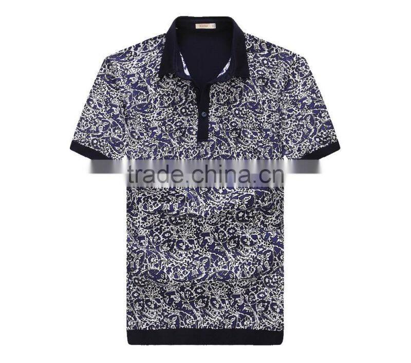 Men's polo t-shirt yarn knitting patterns