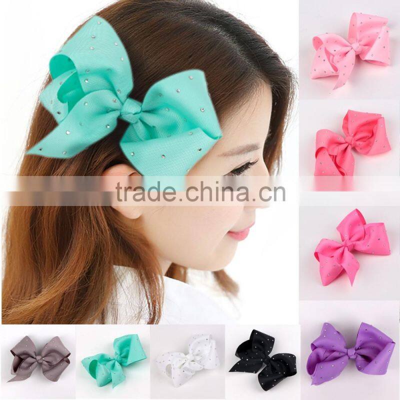 wholesale boutique kids bow clips for hair