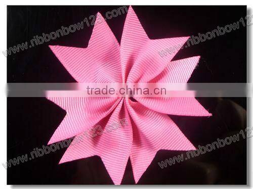 grosgrain ribbon bow /grosgrain ribbon flowers/handmade rose ribbon,widely used in clothing,hair clip