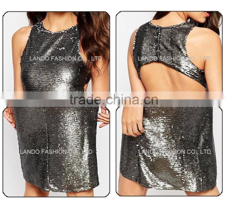 Sexy one piece girls party club dresses open back bodycon midi dress 2016