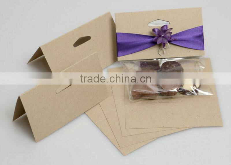 custom glossy header card with hole