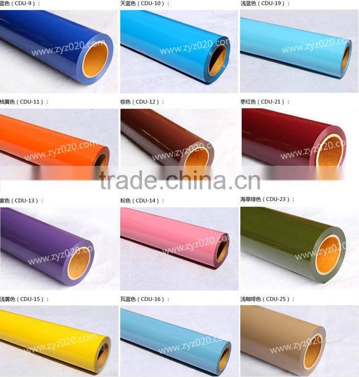 Gold color PU heat transfer film cheap price