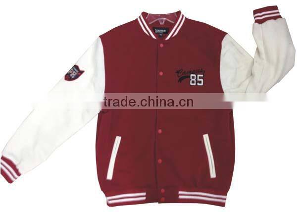 Custom fashion college wholesale varsity sports jacket boys