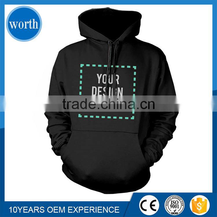 Hoodie custom logo with high quality fleece